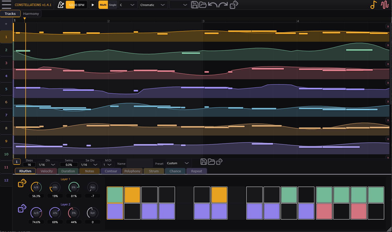 The Constellations engine, running inside the plugin